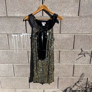 Gold Sequin Dress